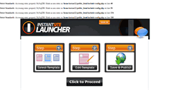 Desktop Screenshot of instantsitelauncher.com